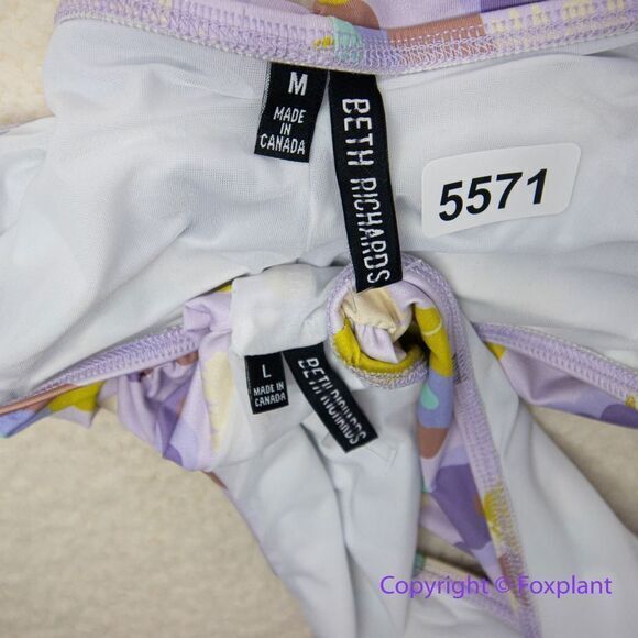 New! Set! Beth Richards Delrey Bikini Top and bottom, 70’s floral bikini - Picture 13 of 14